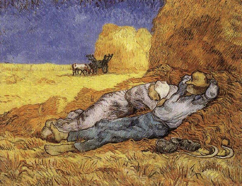 Vincent Van Gogh The Siesta